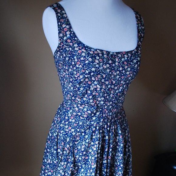 Modcloth Floral Soprano Dress Cottagecore - Picture 3 of 4